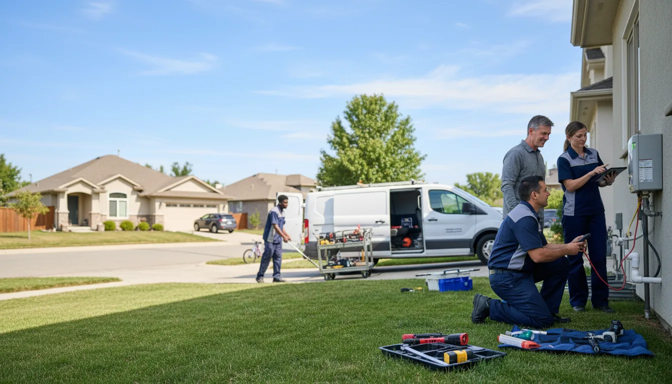 Tankless water heater service in Manila, UT